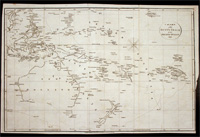 Chart of the Duff's Track in the Pacific Ocean 1797